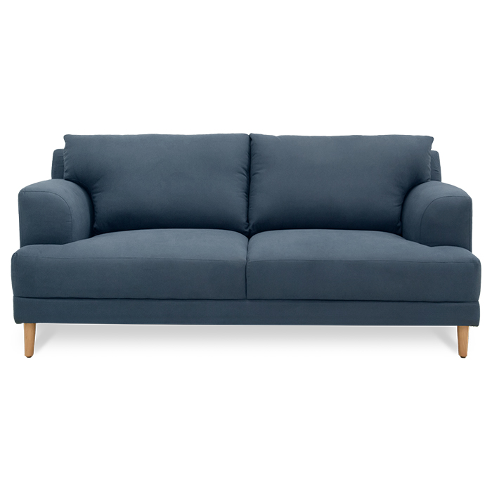 Sofa Tela Azul Oscuro Nuza | Sofá | salas